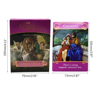 ภาพขนาดย่อของภาพหน้าปกสินค้าFol The Romance Angels Oracle การ์ดอ่านหนังสือภาษาอังกฤษ 44 การ์ด จากร้าน followyoua.th บน Shopee