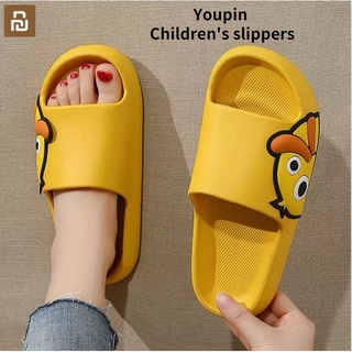 Stepping on shit childrens slippers summer boys and girls non-slip indoor large boys thick-soled baby parent-child sandals and slippers