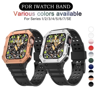 สายนาฬิกาข้อมือซิลิโคนใส สําหรับ iwatch 7 6 SE 5 4 3 iwatch 40 มม. 44 มม. 42 มม. 41 มม. 45 มม.