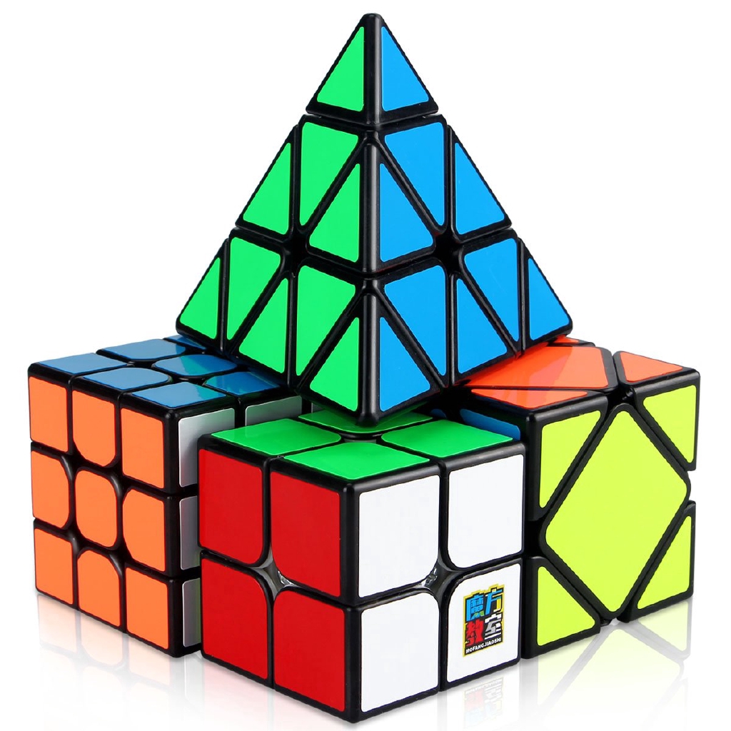 speed-cube-bundle-2x2-3x3-รูบิคของเล่นสําหรับเด็ก-4-แพ็ค