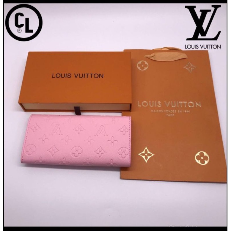 กระเป๋าสตางค์ใบยาว-สไตล์หลุยส์-louis-vuitton-หลุยส์เกรดพรีเมี่ยม-กระเป๋าสตางค์แบบพับ-พร้อมกล่องแบรนด์