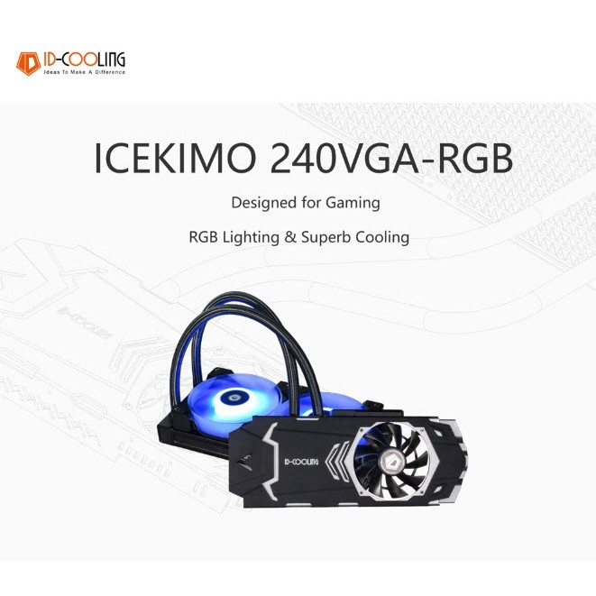 ID-COOLING ICEKIMO 240VGA-RGB อุปกรระบายความร้อนการ์ดจอ 🚛พร้อมส่ง🚛 ...