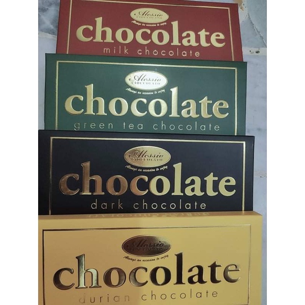 chocolate-นำเข้าขนาด50กรัม-รสทุเรียน-dark-chocolate-milk-chocolate-ชาเขียว