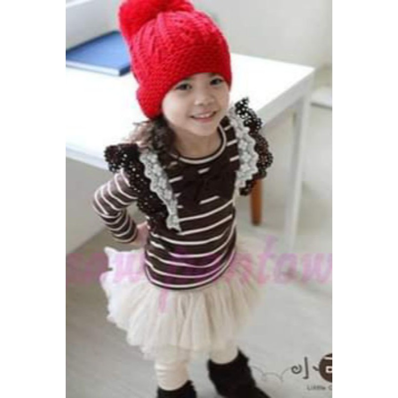 พร้อมส่ง-เสื้อเด็ก-สีน้ำตาลลายขวาง-ผ้านิ่มเนื้อดีมากคะ