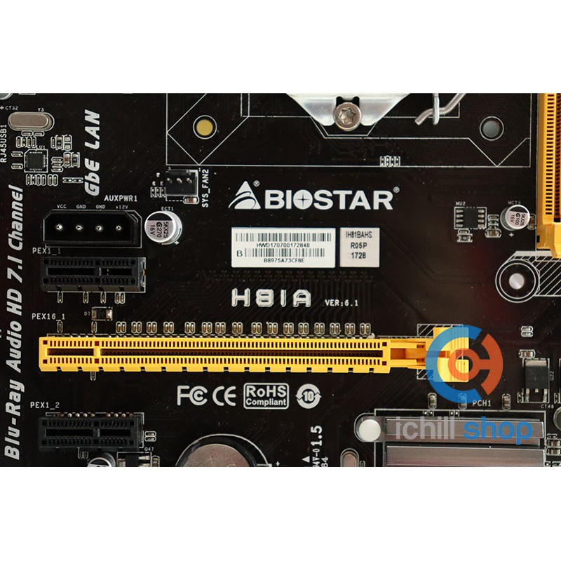 ชุดซีพียูพร้อมเมนบอร์ด CPU : Intel G3250 3.20 GHz + MB : Biostar H81A ...