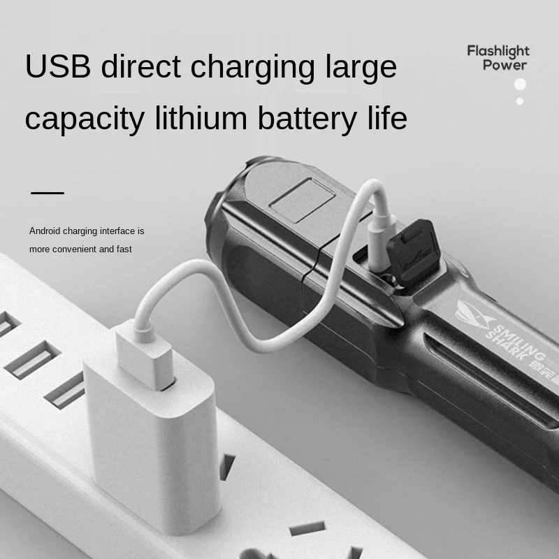 ไฟฉาย-led-abs-3-โหมดสว่างพิเศษสําหรับบ้าน-กลางแจ้ง-แบบพกพา