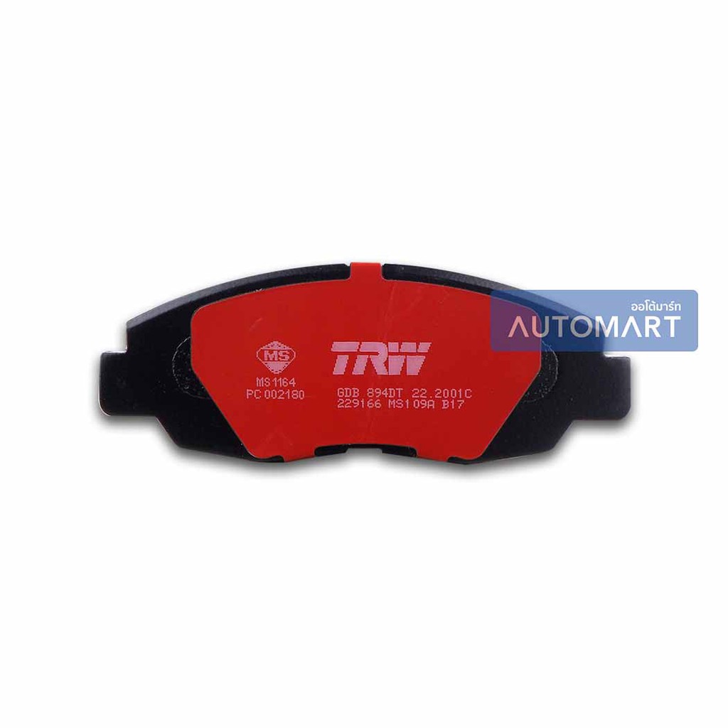 trw-ผ้าเบรกหน้า-honda-accord-98-02-2-3-vtec-gdb894dt-จำนวน-1-ชุด