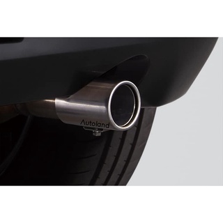 (ของแท้)  อุปกรณ์ตกแต่ง ปลอกปลายท่อไอเสียโครเมี่ยม ใช้กับ Mazda2 SKYACTIV รุ่นปี 2014-รุ่นปีปัจจุบัน (DJ/DL)