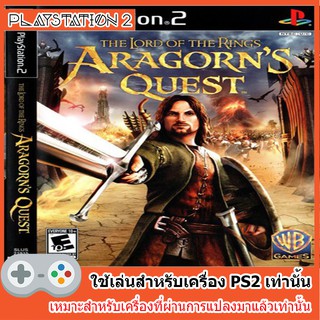 แผ่นเกมส์ PS2 - Lord of the Rings, The  Aragorns Quest (USA)