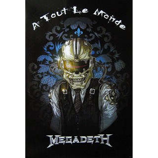 โปสเตอร์ วงดนตรี เฮฟวีเมทัล เมกาเดท MEGADETH POSTER 24”x35” Inch American Heavy Metal