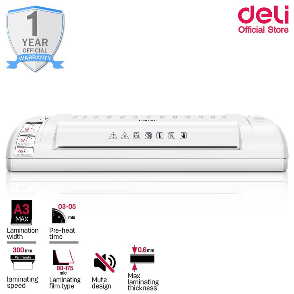 deli-3894-laminator-a3-เครื่องเคลือบบัตรและเอกสาร-ขนาด-a3-ของแท้-100-รับประกัน-1-ปี-เครื่องเคลือบ-เครื่องใช้สำนักงาน