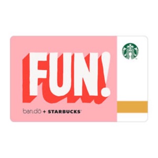 บัตร Starbucks ลาย ban.do+STARBUCKS (2017)