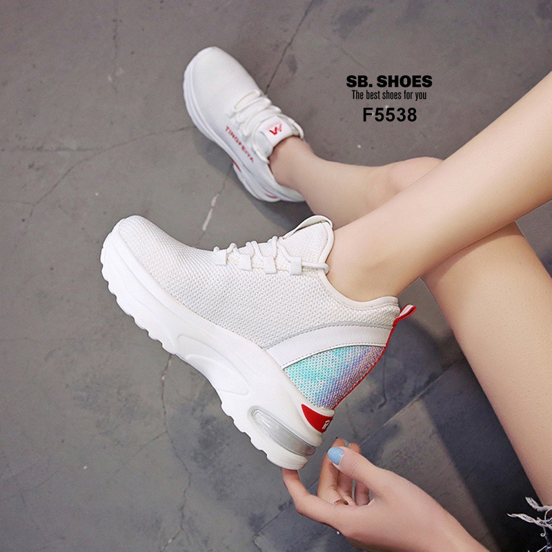 f5538-รองเท้าผ้าใบเสริมส้น-ดีไซน์การออกแบบชิคมากเวอร์