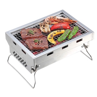 (pre order‼️) เตาถ่าน Captain Stag 🇯🇵 Barbecue Stainless Steel, Solo Grill