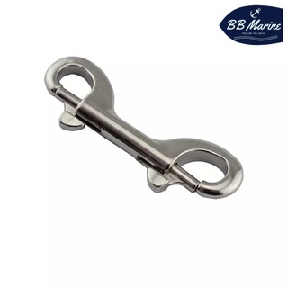 BBMarine Boltsnap Double Ender ตะขอเอนกประสงค์ 2 ด้าน 100mm Stainless Steel 316 สำหรับดำน้ำ