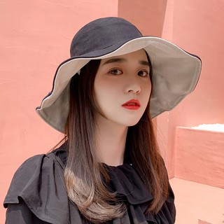 ภาพหน้าปกสินค้าหมวกบักเก็ต ระบายอากาศ สองด้าน สีพื้น เข้ากับทุกการแต่งกาย สไตล์เกาหลี สําหรับผู้หญิง ที่เกี่ยวข้อง