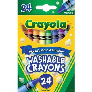 ภาพหน้าปกสินค้าCrayola - สีเทียนแท่งเล็ก ล้างออกได้ 24 แท่ง ที่เกี่ยวข้อง