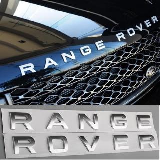 Land Rover RANGE ROVER สัญญลักษณ์แต่งรถด้านหน้าและฝากระโปรงหลังตัวอักษรสติ๊กเกอร์โลโก้