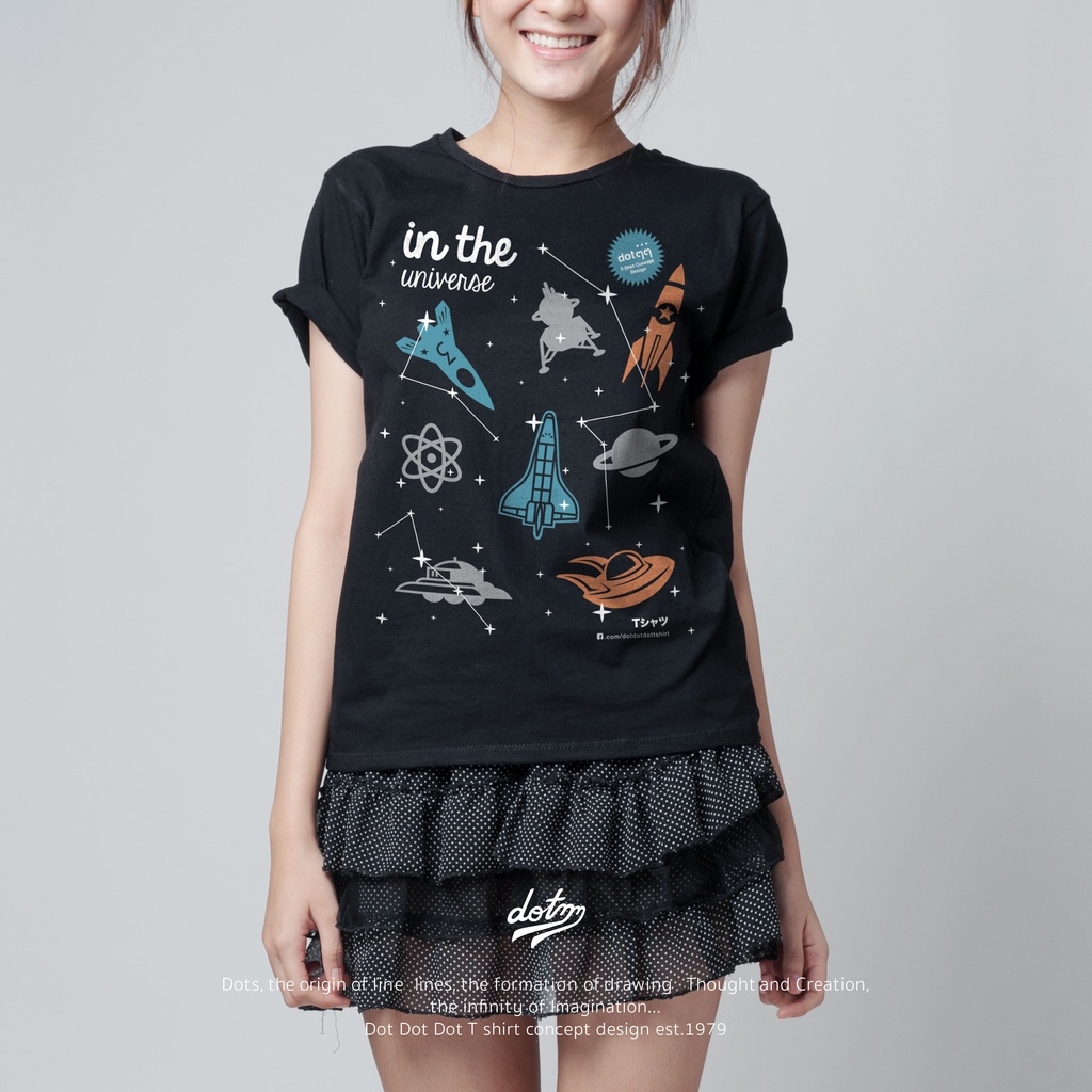 dotdotdot-เสื้อยืดหญิง-concept-design-ลาย-universe