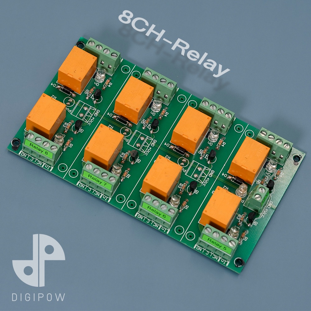 8 Channel relay board for your Arduino or Raspberry PI - 12V รีเลย์ 8 ...