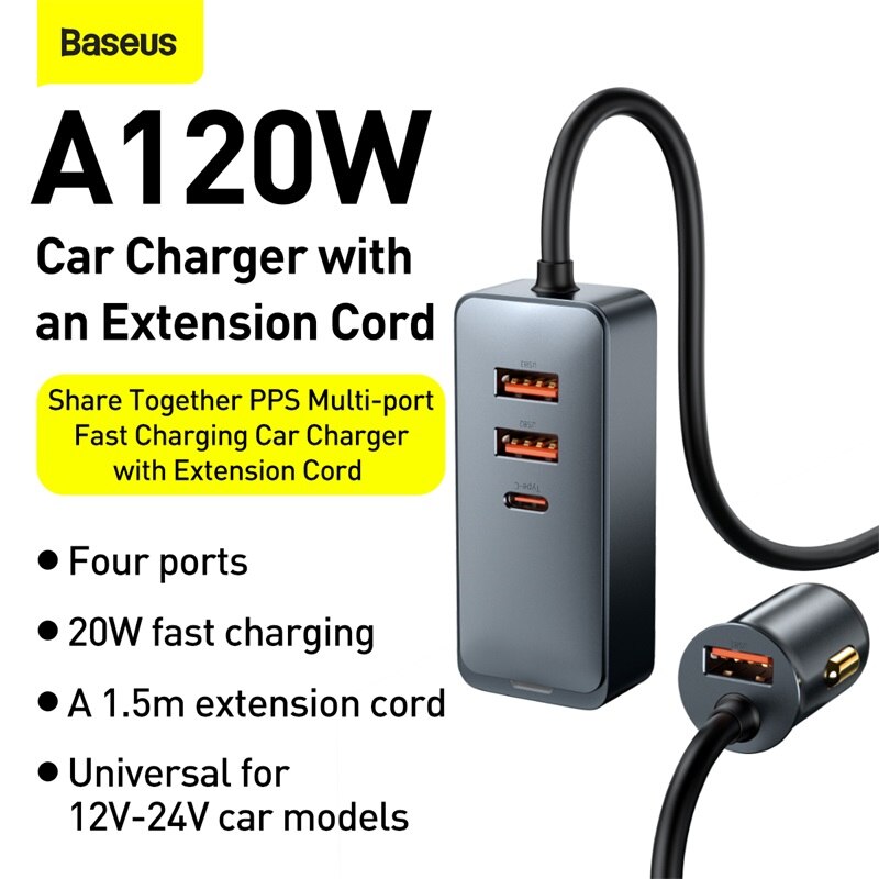 baseus-อุปกรณ์ชาร์จ-120-w-4-0-qc3-0-usb-type-c-สําหรับ-iphone-12-11-xiaomi-samsung-macbook-แล็ปท็อป