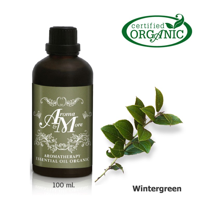 aroma-amp-more-wintergreen-organic-essential-oil-100-น้ำมันหอมวินเทอร์กรีน-100-ออร์แกนิค-nepal-100ml