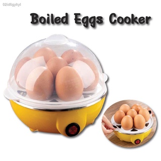 หม้อต้มไข่ ไฟฟ้า Boiled Eggs Cooker หม้อต้มไข่ รูปไก่ สามารถต้มไข่ได้ครั้งละ 7 ฟอง  ตัวหม้อเป็นสแตนเลส กระจายความร้อนได้