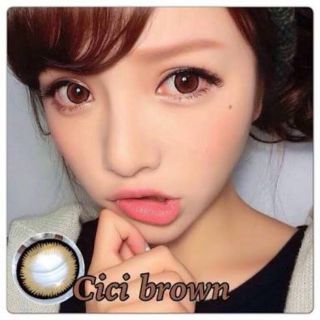 💖 Kitty kawaii CICI สายตา -00  brown gray blue Contactlens บิ๊กอาย คอนแทคเลนส์ ราคาถูก แถมตลับฟรี