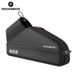 Rockbros กระเป๋าใส่ขวดน้ํา สะท้อนแสง ปรับได้ จุของได้เยอะ กันน้ํา อุปกรณ์เสริม สําหรับรถจักรยานแบบพับ