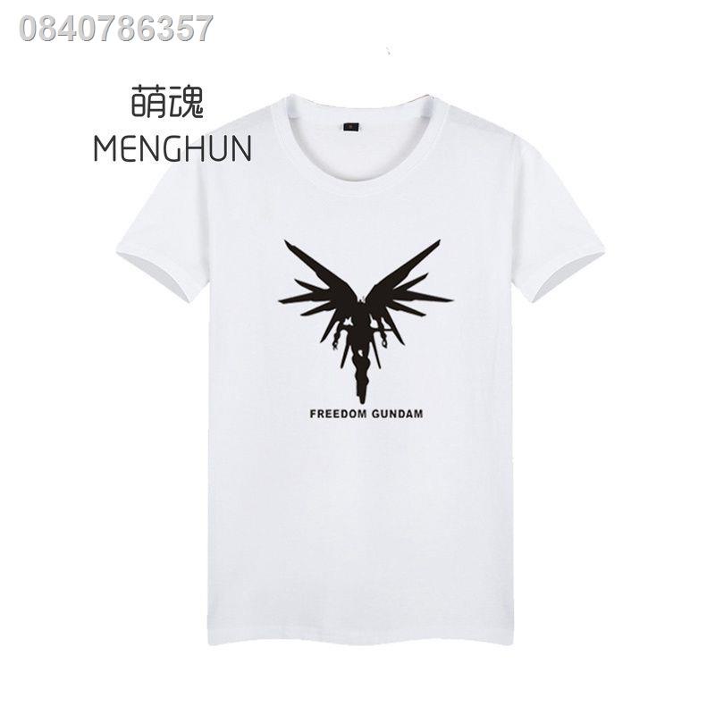 seed-mobile-suit-gundam-seed-freedom-gundam-silhouette-เสื้อยืดแขนสั้นพิมพ์ลาย-cotton-ac1120