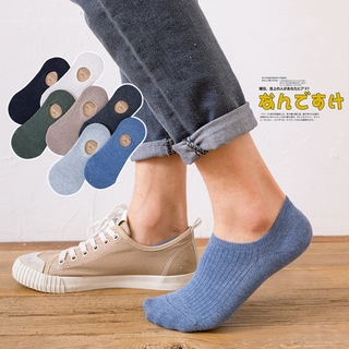 สินค้า ถุงเท้าผ้าฝ้ายนุ่มสีลูกกวาดพื้นฐานน่ารัก Unisex ไม่มีโคซี่