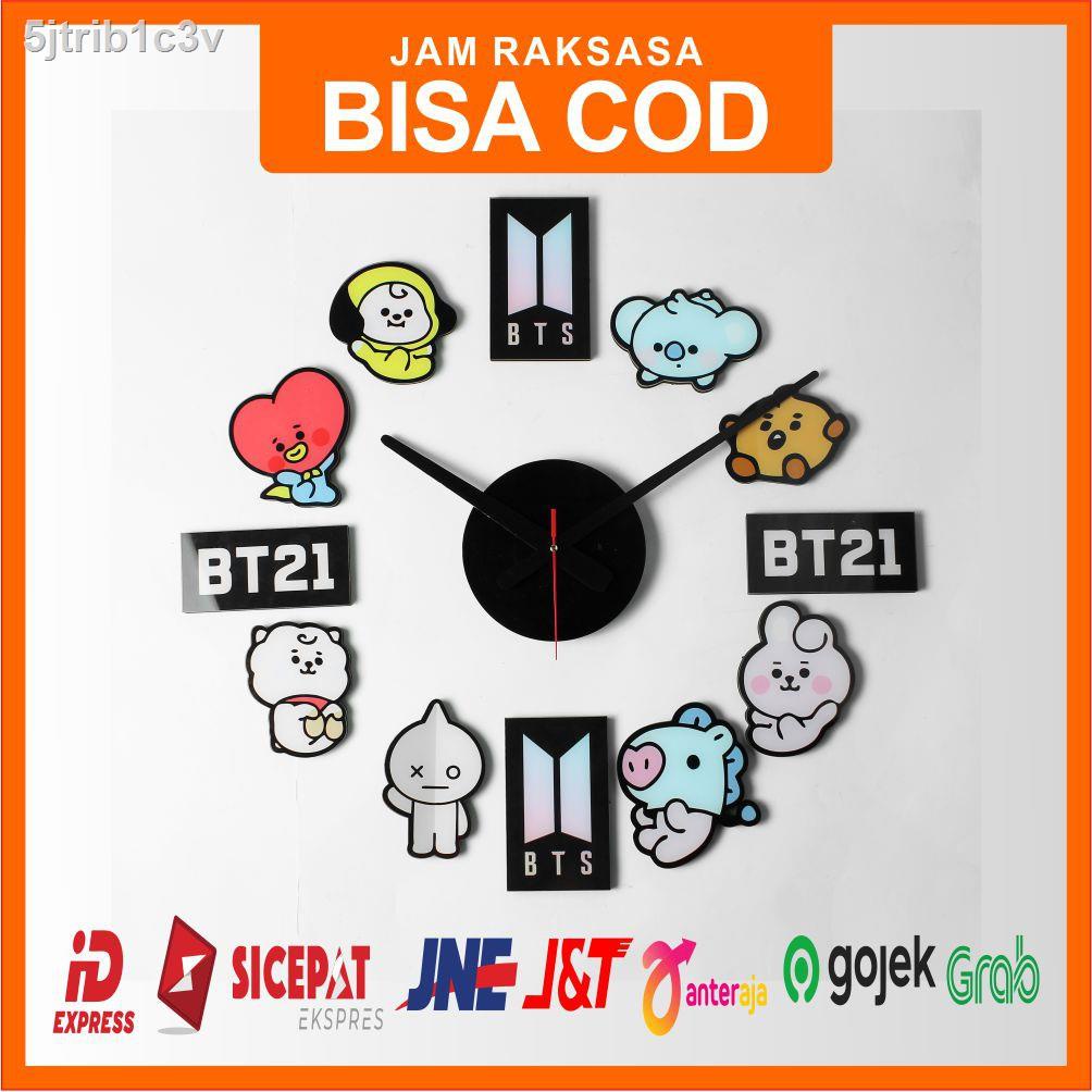Giant Wall Clock Bts Bt21 Vol 2 / Giant Wall Clock Bt21 4tvs Shopee