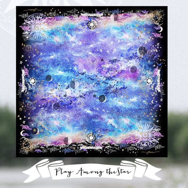 play-among-the-star-space-galaxy-star-scarf