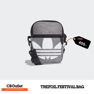 กระเป๋าคาดอก กระเป๋าาสะพายใบเล็ก สายปรับได้ ใส่มือถือได้ Adidas Trefoil Festival Bag