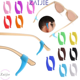 สินค้า Zaijie ตะขอเกี่ยวหู ซิลิโคน กันลื่น หลากสี อุปกรณ์เสริม สําหรับคล้องแว่นตา 5 คู่