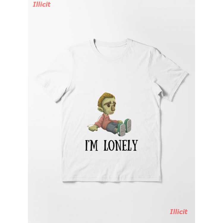 เสื้อยืดผู้ชายและผู้หญิง-im-lonely-essential-t-shirt-popular-t-shirts