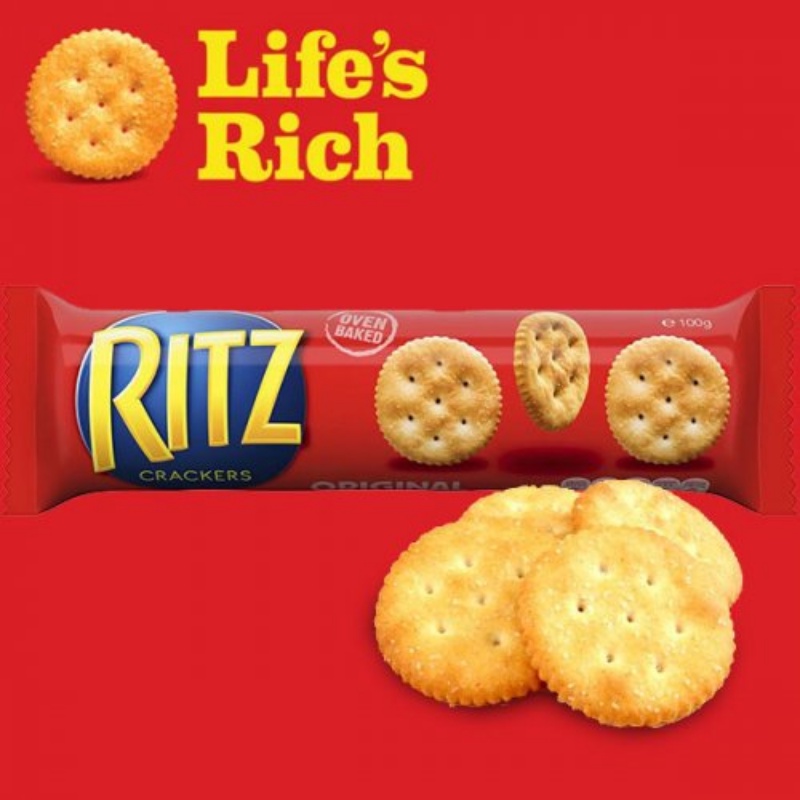 ริทซ์ แครกเกอร์ 100 กรัม - Ritz Cracker pack 100g | Shopee Thailand