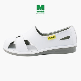 สินค้า Midori Anzen รองเท้ากันไฟฟ้าสถิตย์ รุ่น Elepass Cool N สีขาว / Midori Anzen Anti-Static Work Shoe Elepass Cool N White