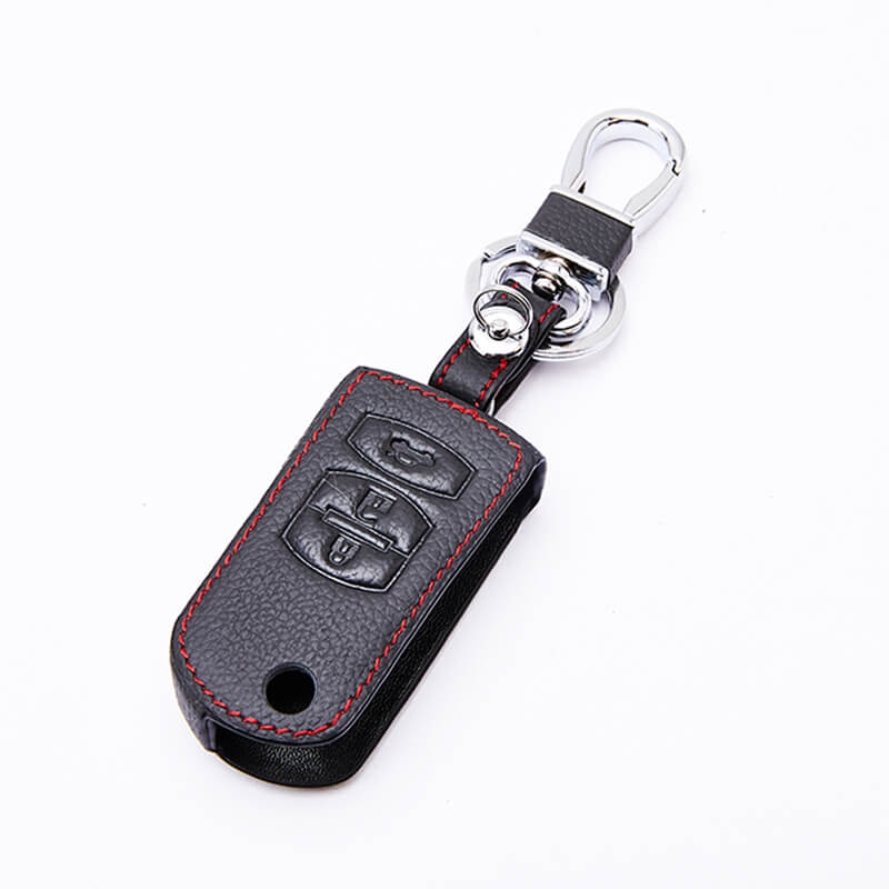 เคสกุญแจรีโมทรถยนต์หนังสําหรับ-mazda-2-3-cx-9-cx9-4
