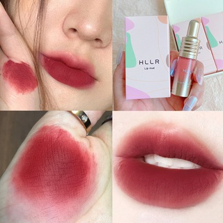 Hllr ลิปสติก 3.8 กรัม, พีช, สีแดง, ส้ม, อิฐ, กันน้ํา, ติดทนนาน, ให้ความชุ่มชื้น, ลิปสติก -9037