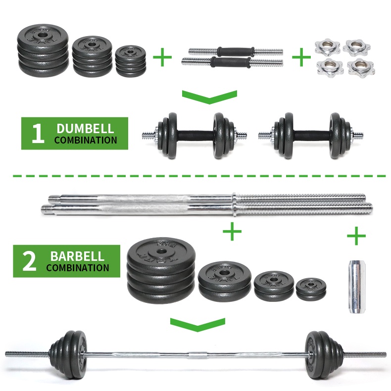 ภาพสินค้าeBuy ดัมเบล บาร์เบล 50Kg ชุดยกน้ำหนัก โครเมี่ยม พร้อมกล่อง (Chromed Barbell Set 50 kg) ถูกสุดใน Shopee ส่งไว มเบล 50KG จากร้าน ebuythailand บน Shopee ภาพที่ 4