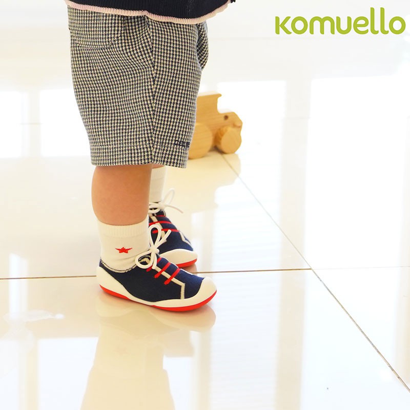 sale-รองเท้าเด็กหัดเดิน-รองเท้าเด็กอ่อน-komuello-string-navy-รองเท้าเด็ก-bkk