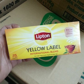 สินค้า Lipton yellow label tea (25 ซอง/100 ซอง)