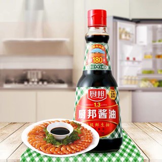 ซีอิ้วขาว ซอสปรุงรส 厨邦Chubang 鲜味生抽 shengchou soy sauce 酱油 jiangyou 410ml