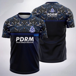 เสื้อยืด JERSEY PDRM สําหรับผู้ชาย ผู้หญิง