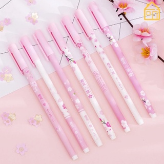 Kawaii ปากกาหมึกเจล ขนาดเล็ก 0.5 มม. สีชมพู เครื่องเขียน สําหรับนักเรียน สํานักงาน