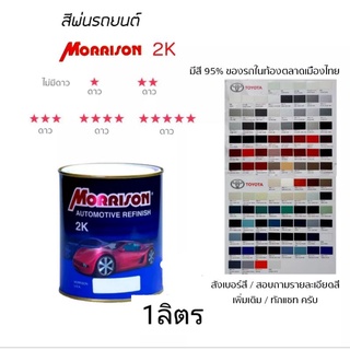 สีพ่นรถยนต์ มอร์ริสัน morrison 2k โซน ( TOYOTA โตโยต้า ) สนใจสีเบอร์ ทักแชท ได้ครับ