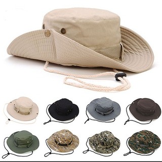 ภาพย่อรูปภาพสินค้าแรกของหมวกปีกกว้าง หมวกบักเก็ต หมวกเดินป่า หมวกใส่ได้2ด้าน มีสายคล้อง