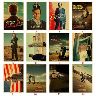 โปสเตอร์ติดผนัง ลาย Better Call Saul - Breaking Bad สไตล์เรโทร สำหรับตกแต่งบ้าน