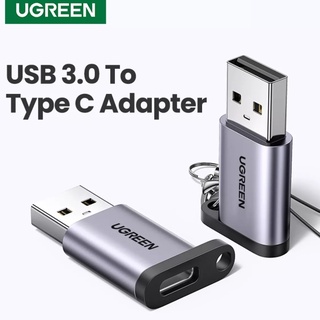 UGREEN รุ่น 50533 USB TYPE C Adapter, แปลงจากUSB-A 3.0 ตัวผู้ to USB C 3.1 ตัวเมีย for Cable, HDD, SDD, PC, Laptop